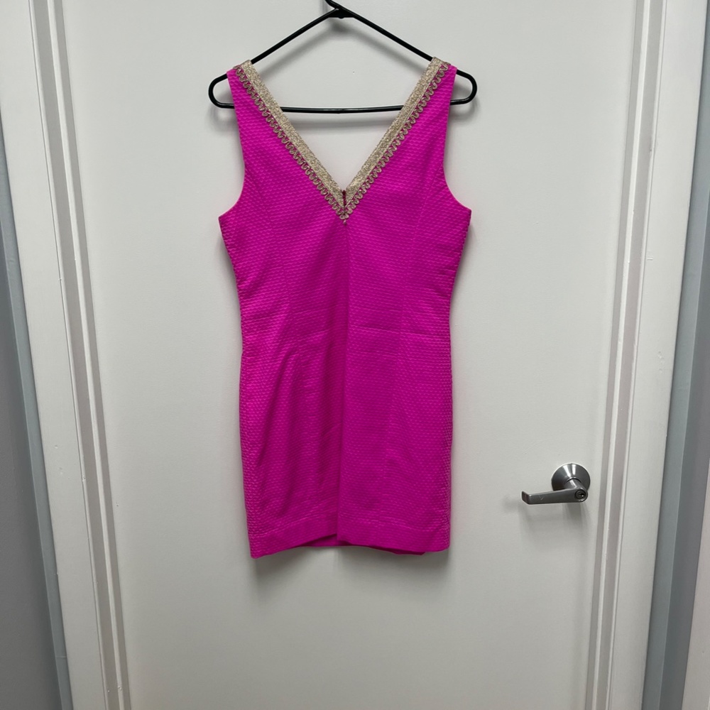 Magenta Lilly Pulitzer Dress - Picture 4 of 4